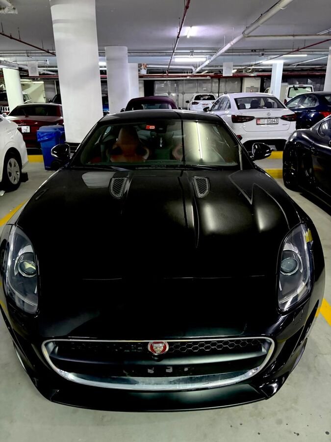 Jaguar F-Type front view Dubai